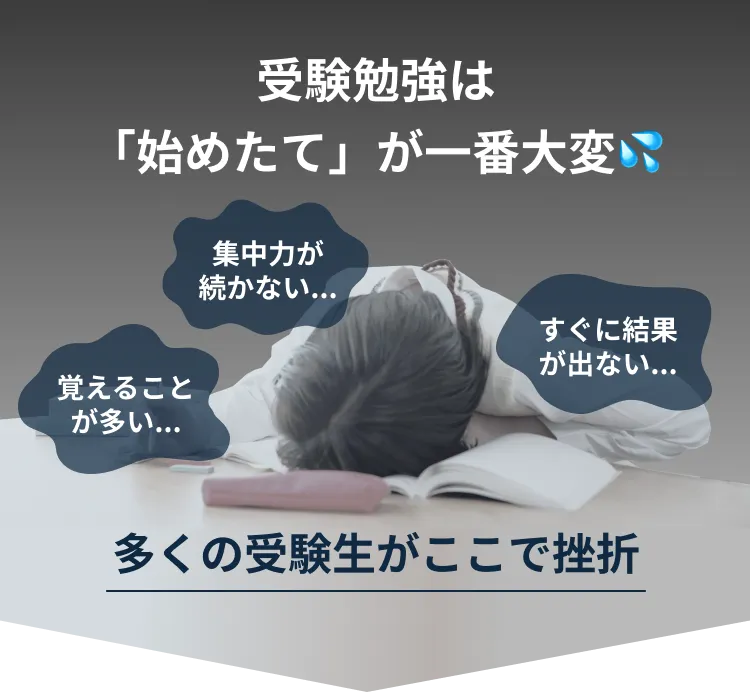 受験勉強は「始めたて」が一番大変