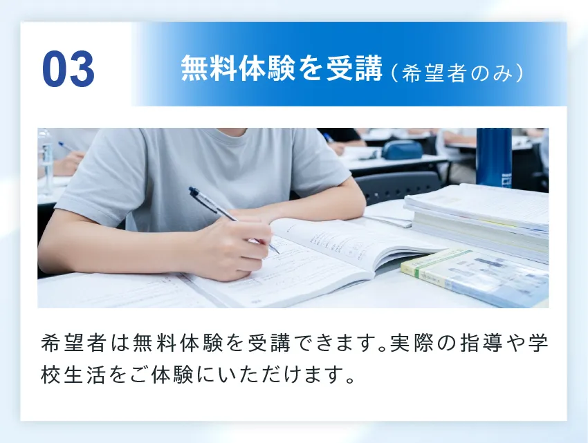 入学までの流れ３