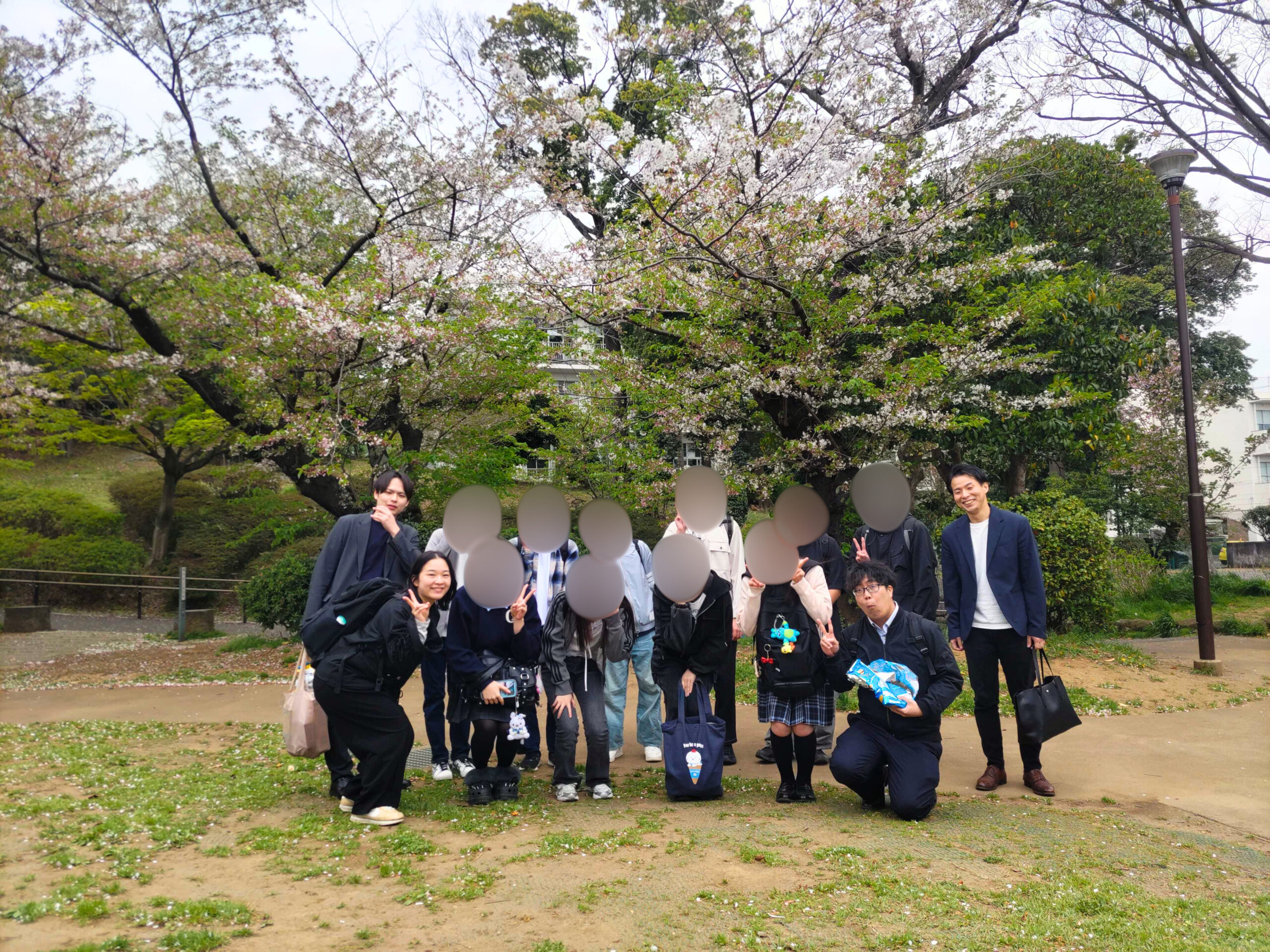 キミノ高等学院 キャンパスブログ#31 🌸葉桜でも🍃お花見で「友達ができました！」の声😭🤝